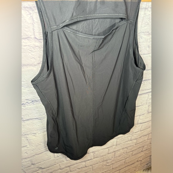 LULULEMON Sculpt Tank Top Back Vent solid black color Womens size 8 medium - Picture 10 of 12